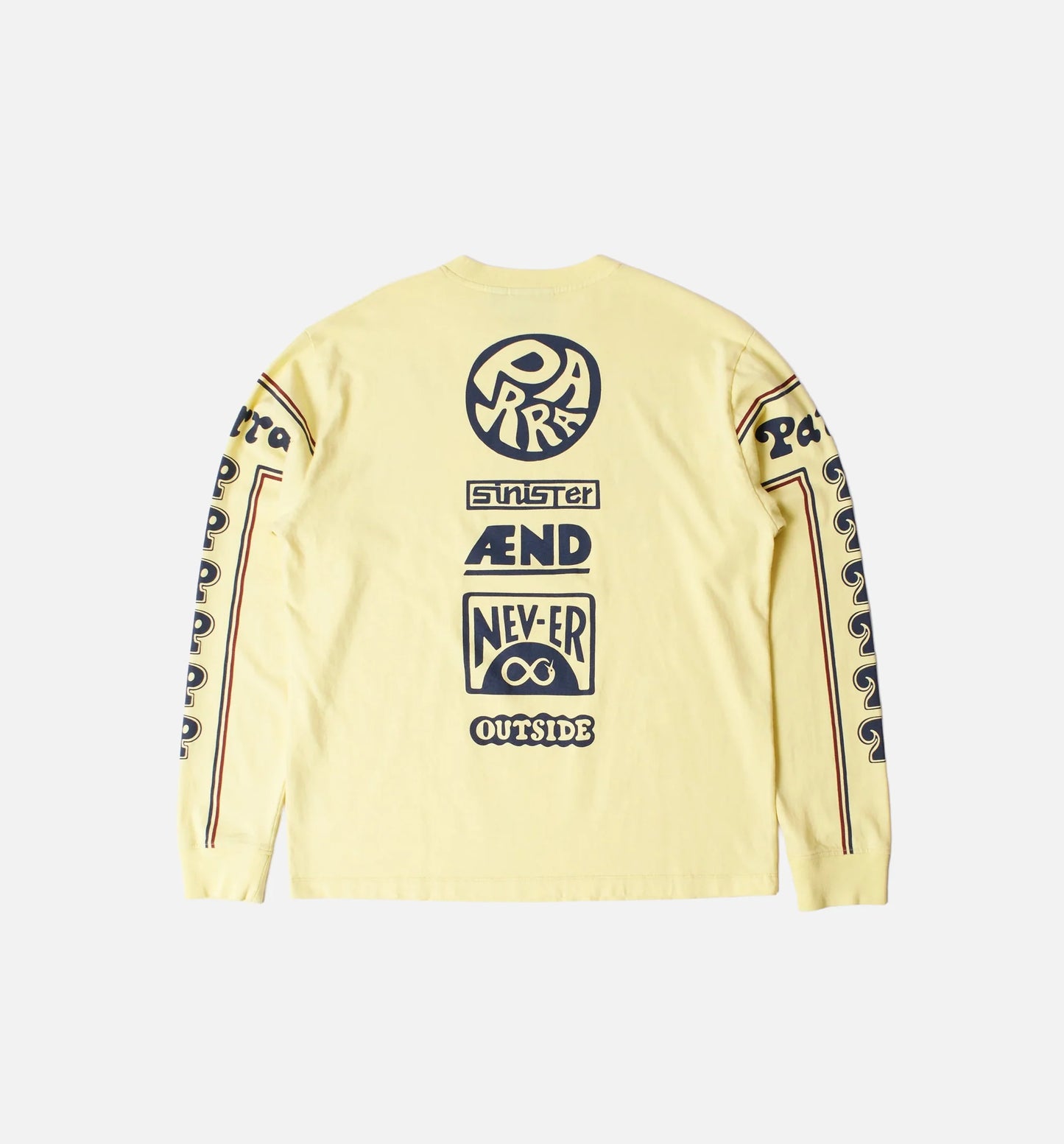 Never Sinister Mens Long Sleeve Shirt Yellow