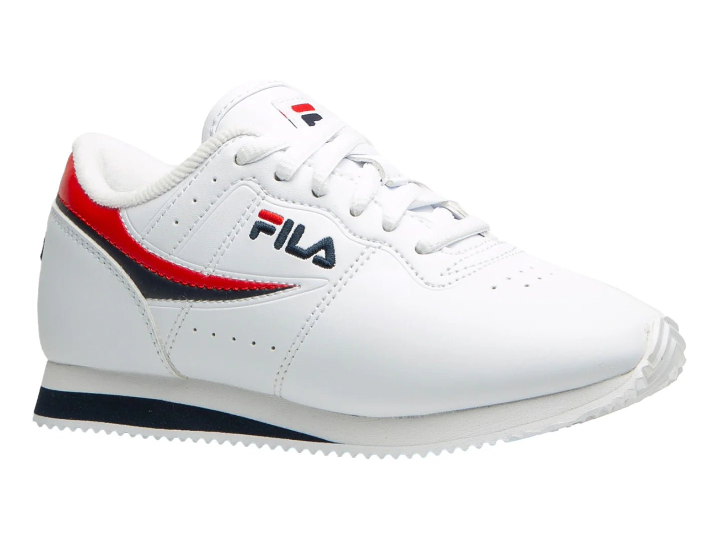 Tenis FILA Machu 2 Blanco Azul y Rojo para Niño
