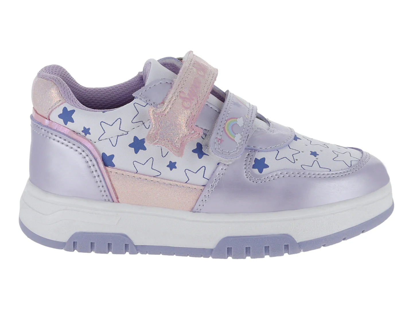 Tenis Teen Bambino Blanco Lila para Niña
