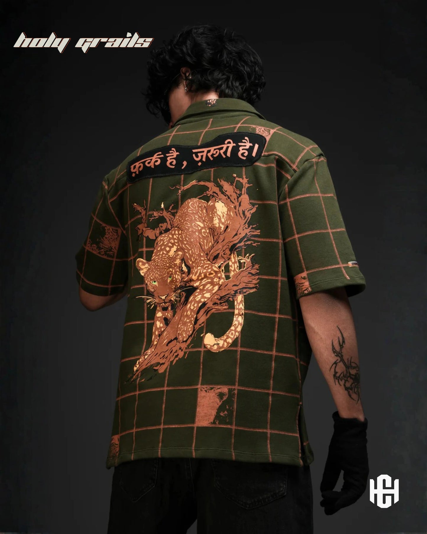 The Faraq Olive Green Shirt HG x Charactr