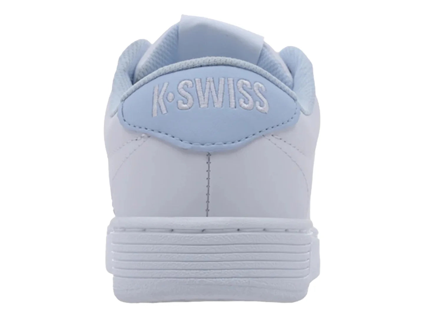 Tenis K Swiss Court Blanco con Azul para Mujer