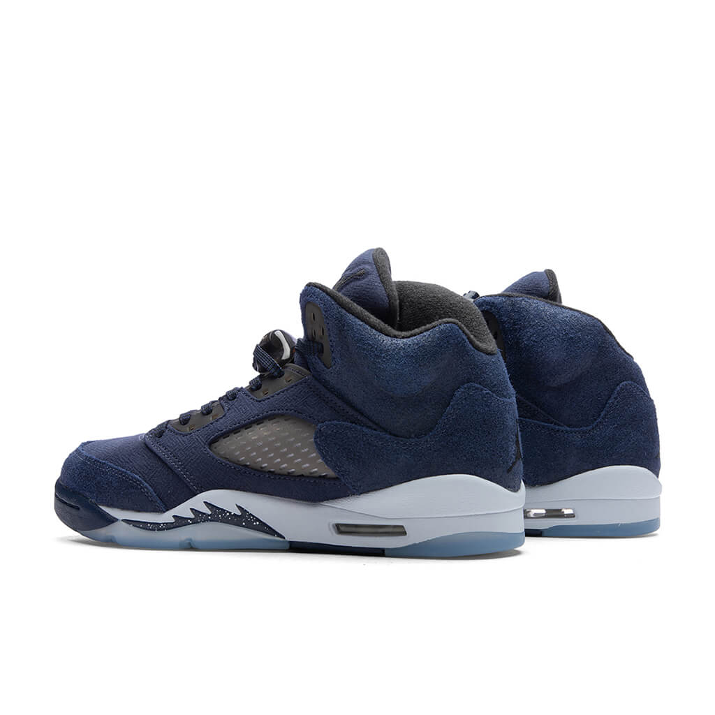 Air Jordan 5 Retro SE GS Midnight Navy Black Football Grey