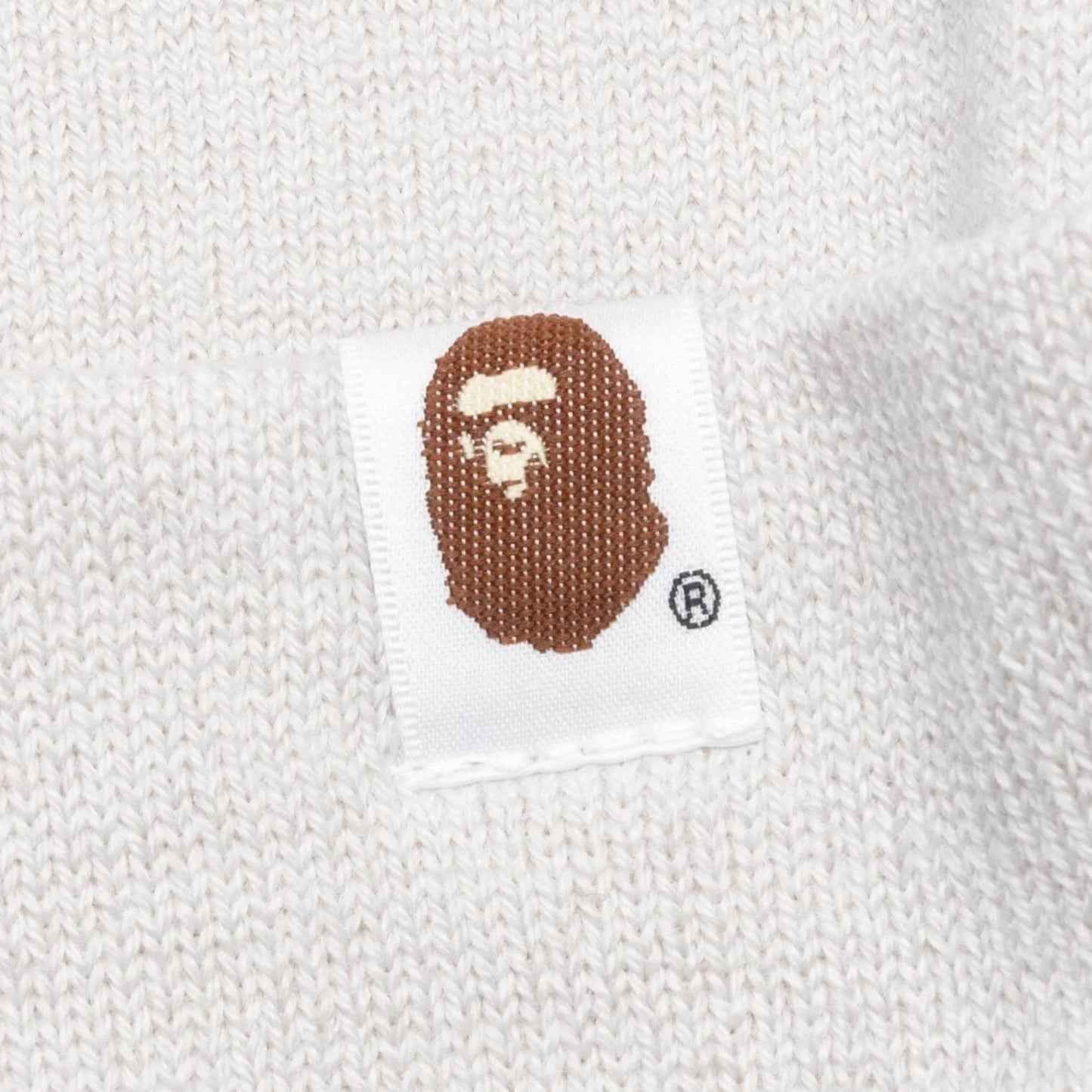 Bape Patch Knit Cap Gray