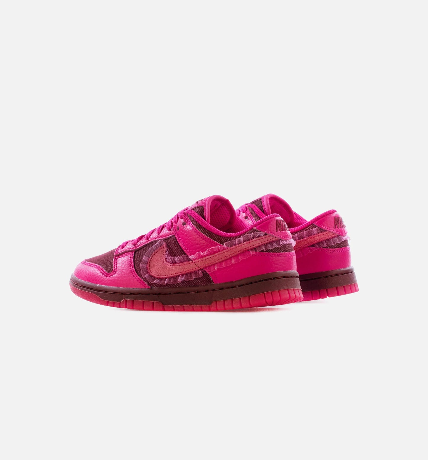 Dunk Low Valentines Day Womens Lifestyle Shoes Team Red Pink Prime Limit One Per Customer
