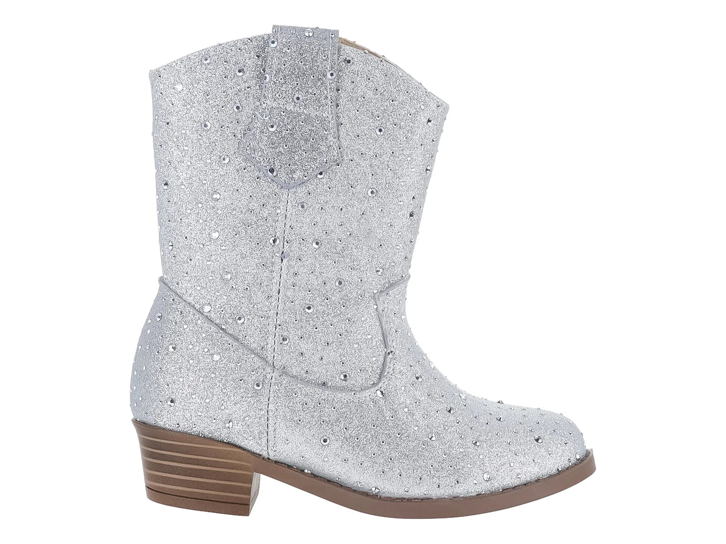 Botas Vaqueras Divitas Plata para Niña