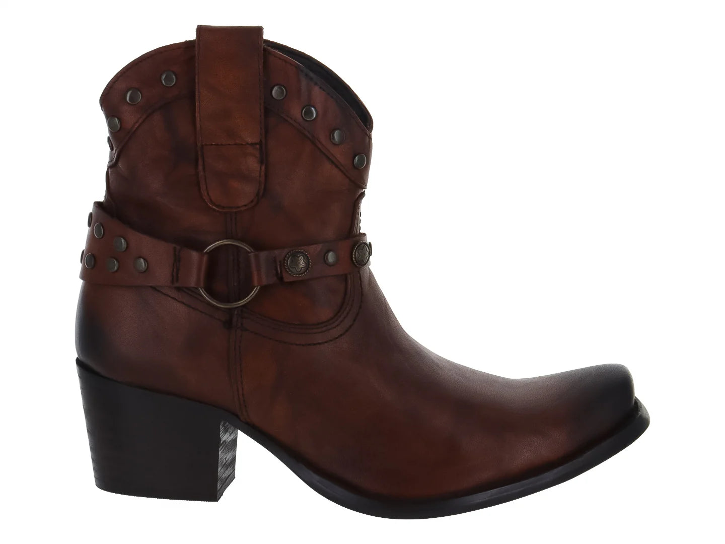 Botines de Piel Faraon Shedron Marrón para Mujer In Moda