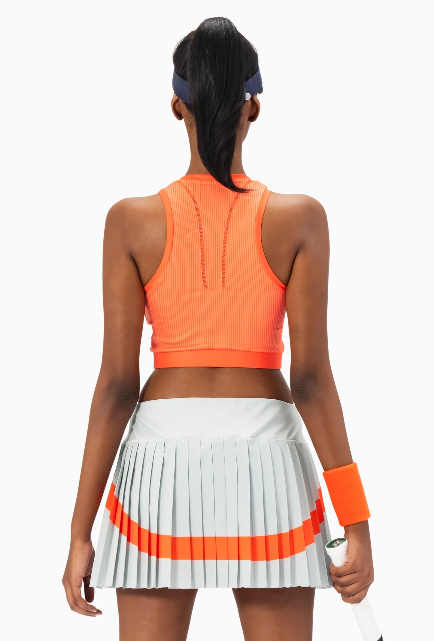 ISO GLOW RIBBED CROPPED TOURNAMENT TANK