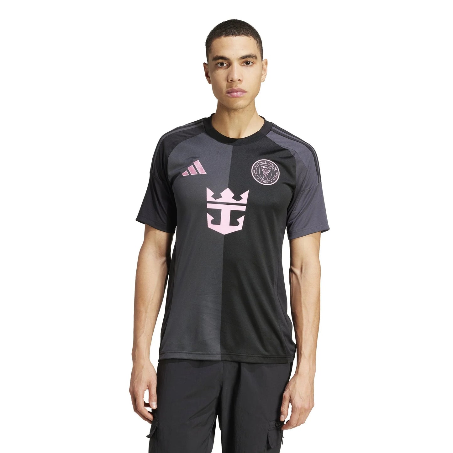adidas Mens Inter Miami CF Messi Away Jersey 25 26 Black