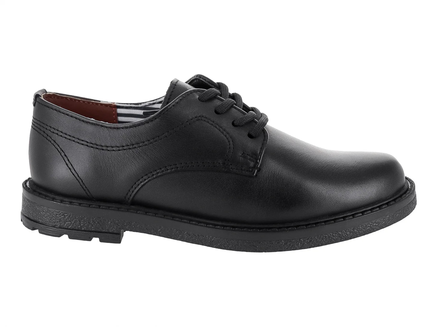 Zapatos Escolares Elefante Napa Negro para Niño