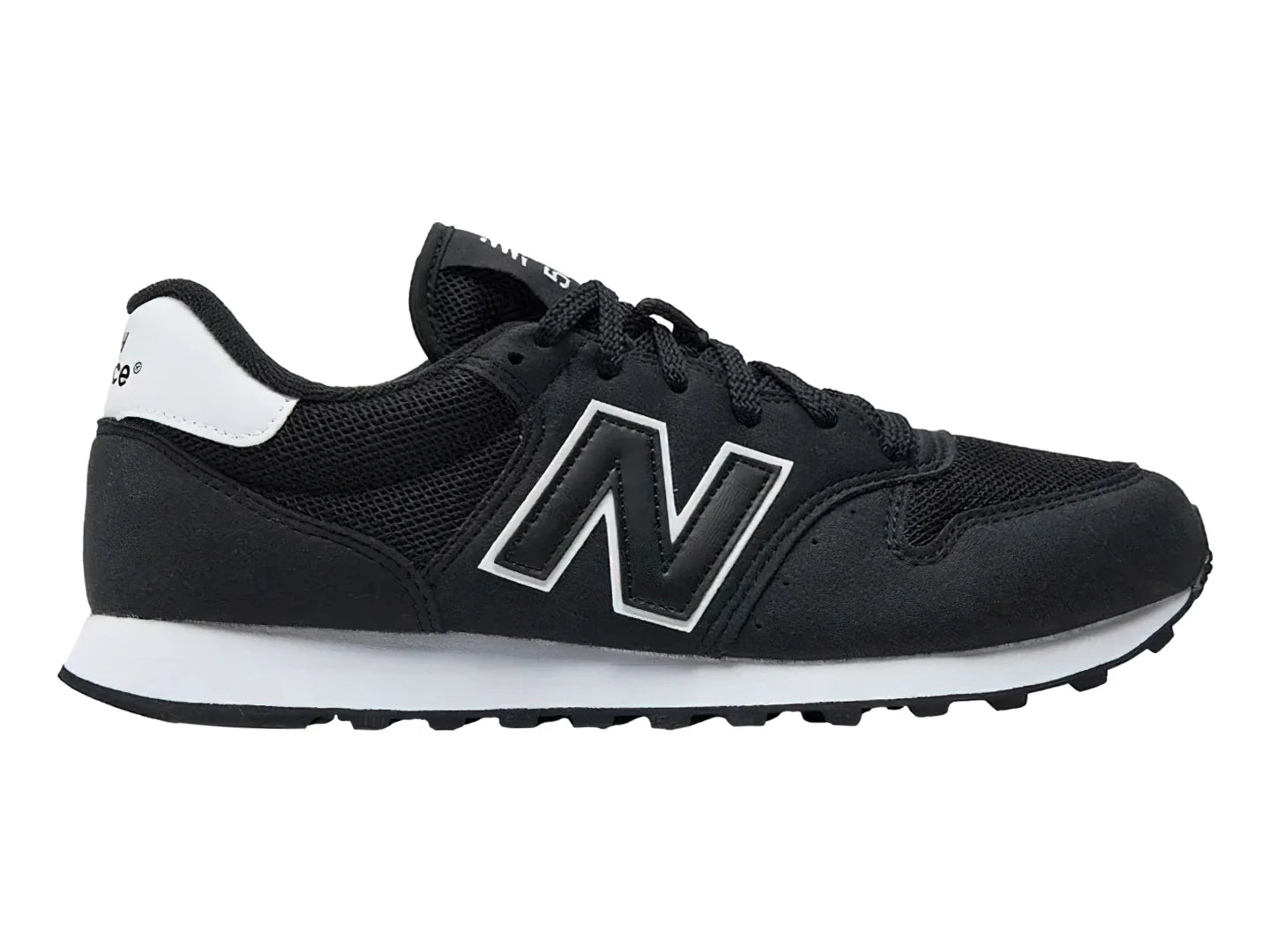 Tenis New Balance 500 Negro con Blanco para Hombre