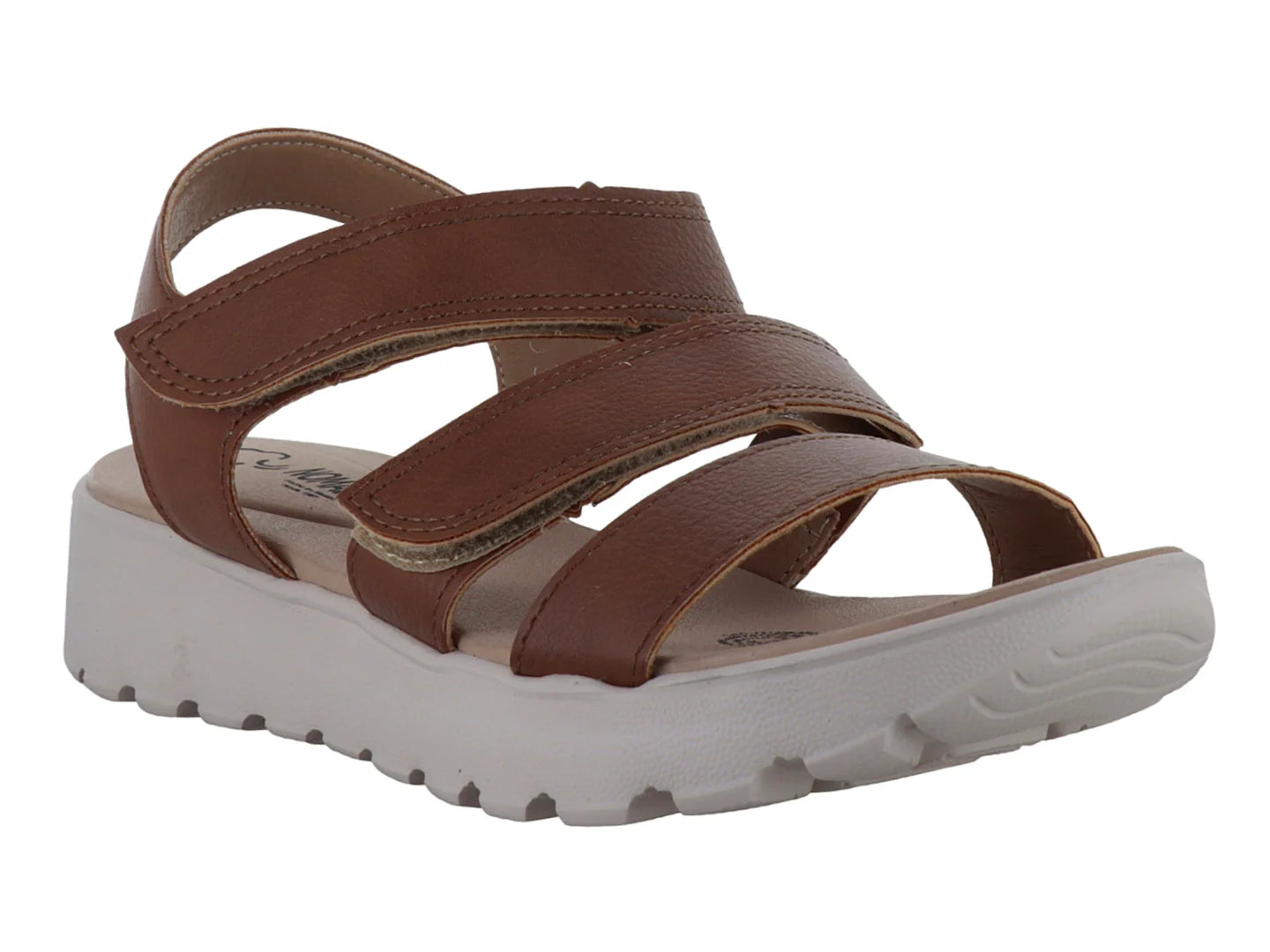 Sandalias Nomadas Napa Italiana Color Tan para Mujer