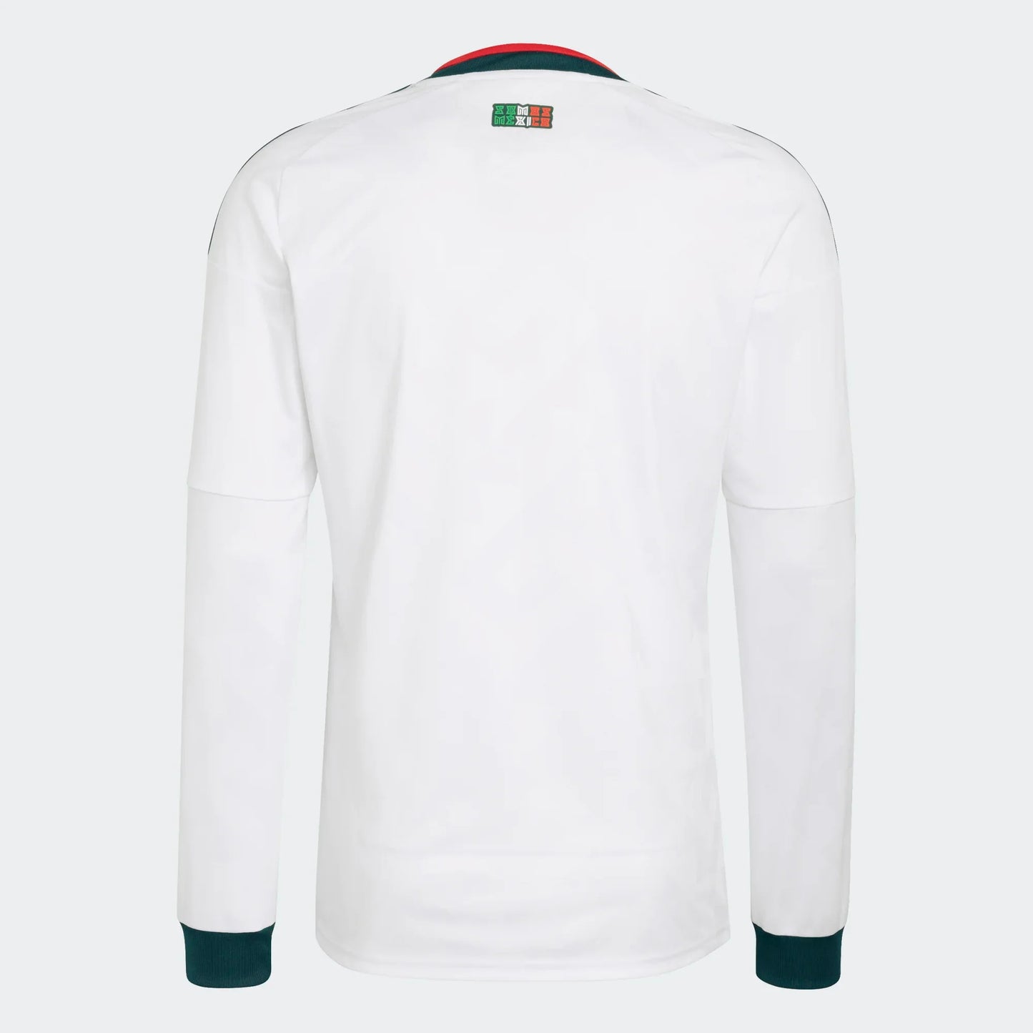 adidas Mexico Away Long Sleeve Mens Soccer Jersey 2026 White