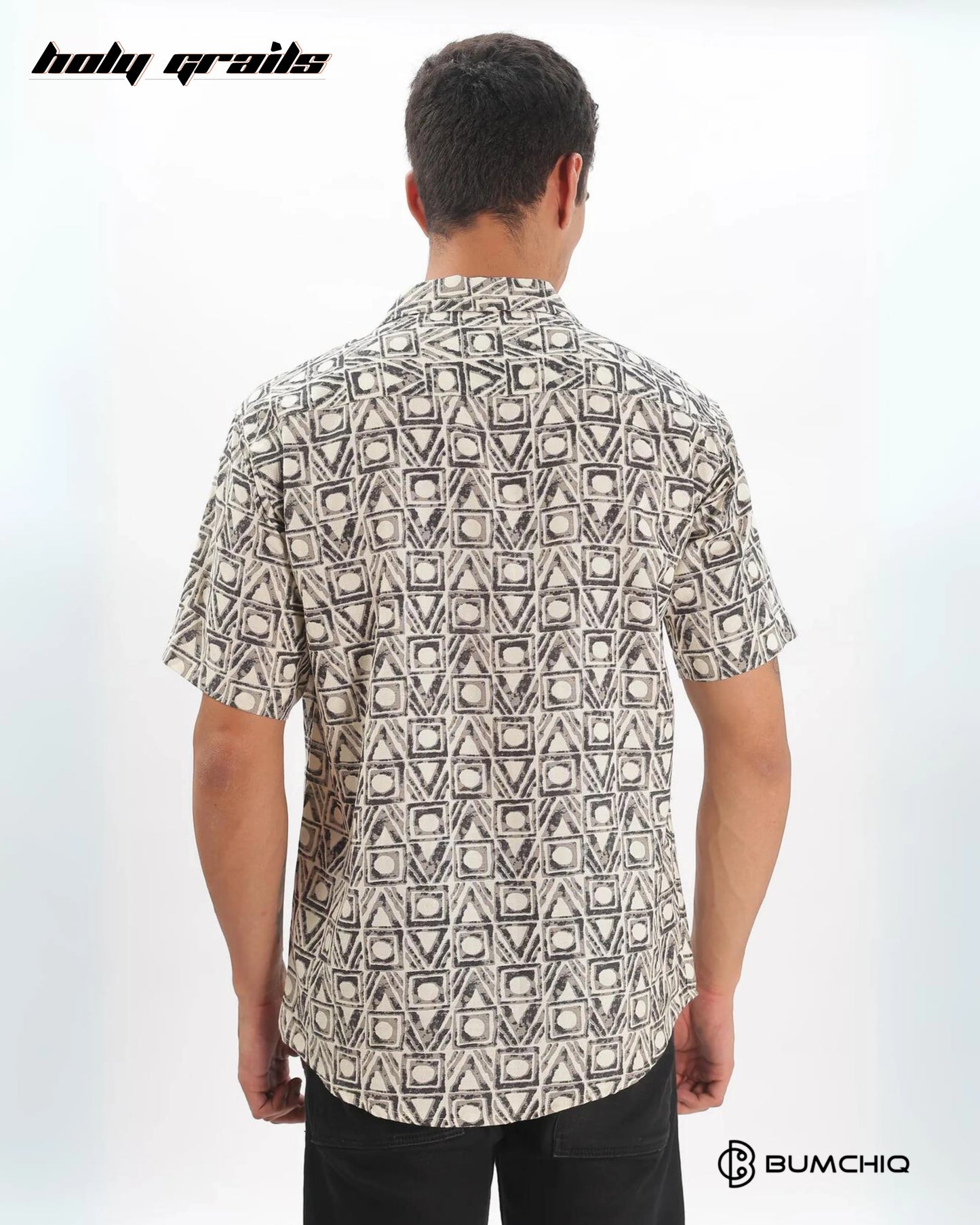 Lattice Beige Pattern Shirt HG x Bumchiq