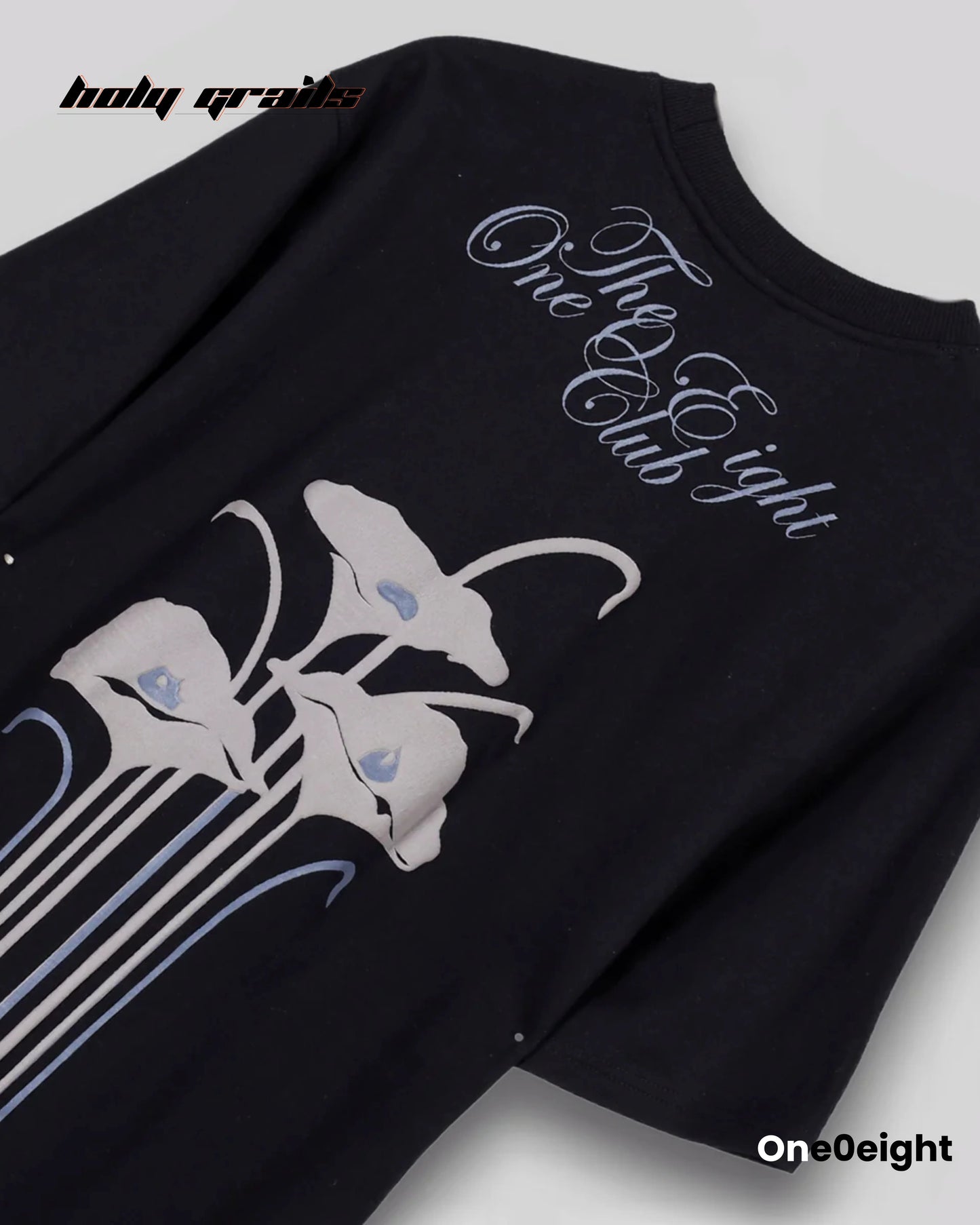 Trust the Seeds Black Oversize Tee HG x One0eight