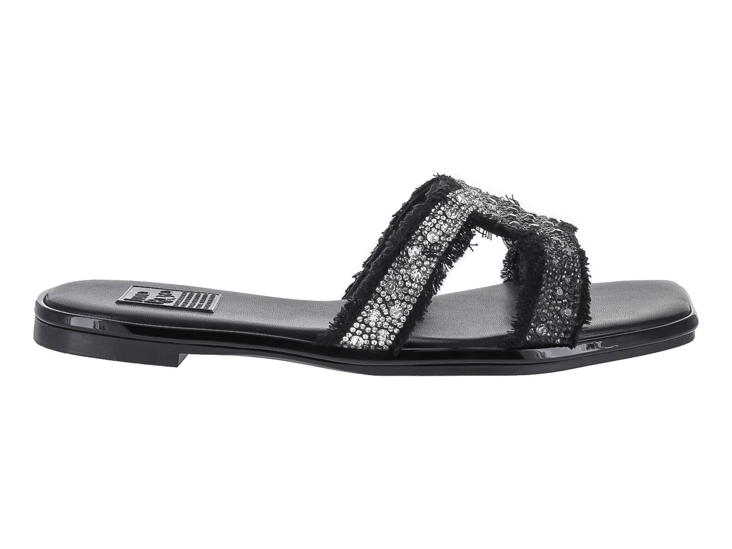 Sandalias Luna Rosa Negro Plata para Mujer