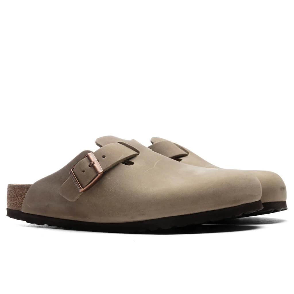Wide Boston Soft Footbed Tobacco Brown