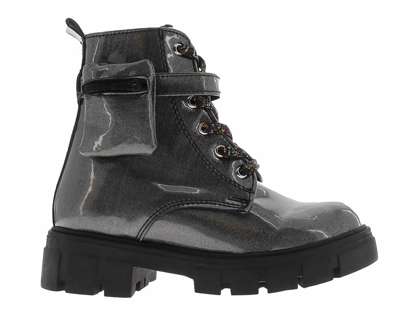 Botas Miroslava de Charol Negro para Niña