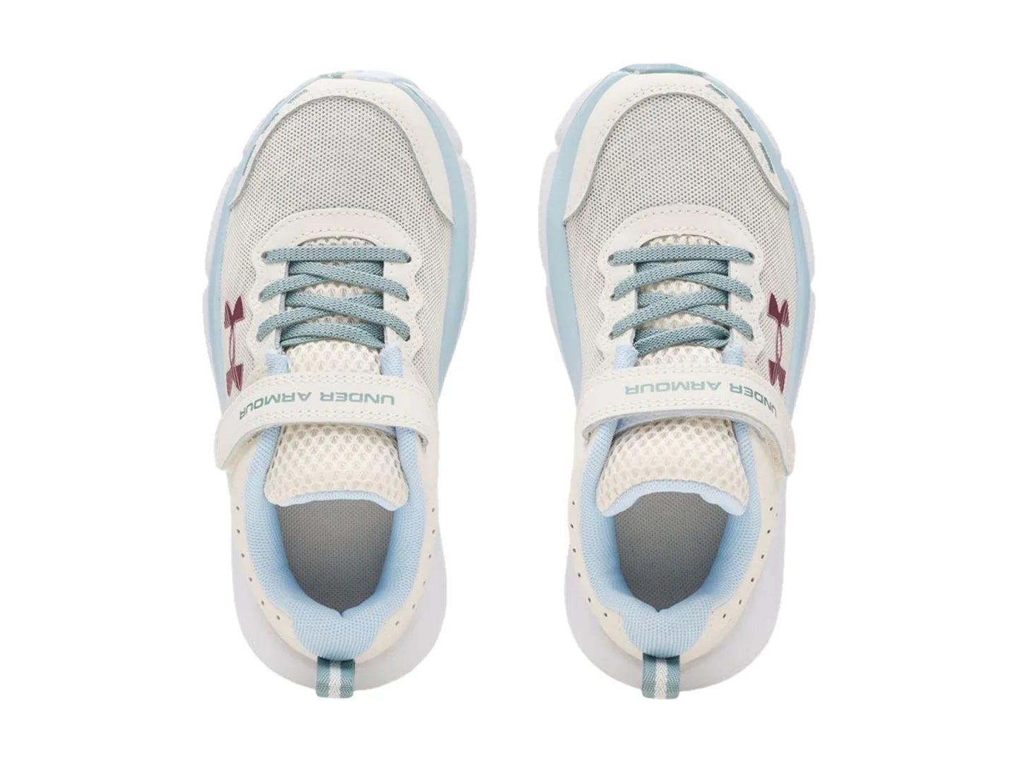 Tenis Under Armour UA GPS Assert 10 Gris y Rosa para Niña