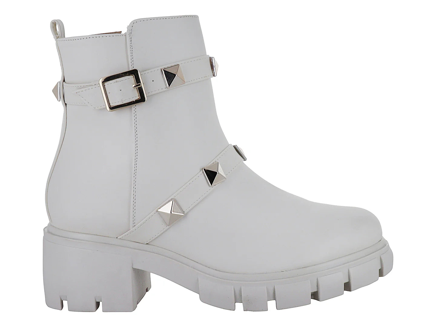 Botines Lady Paulina Blanco con Plataforma para Mujer
