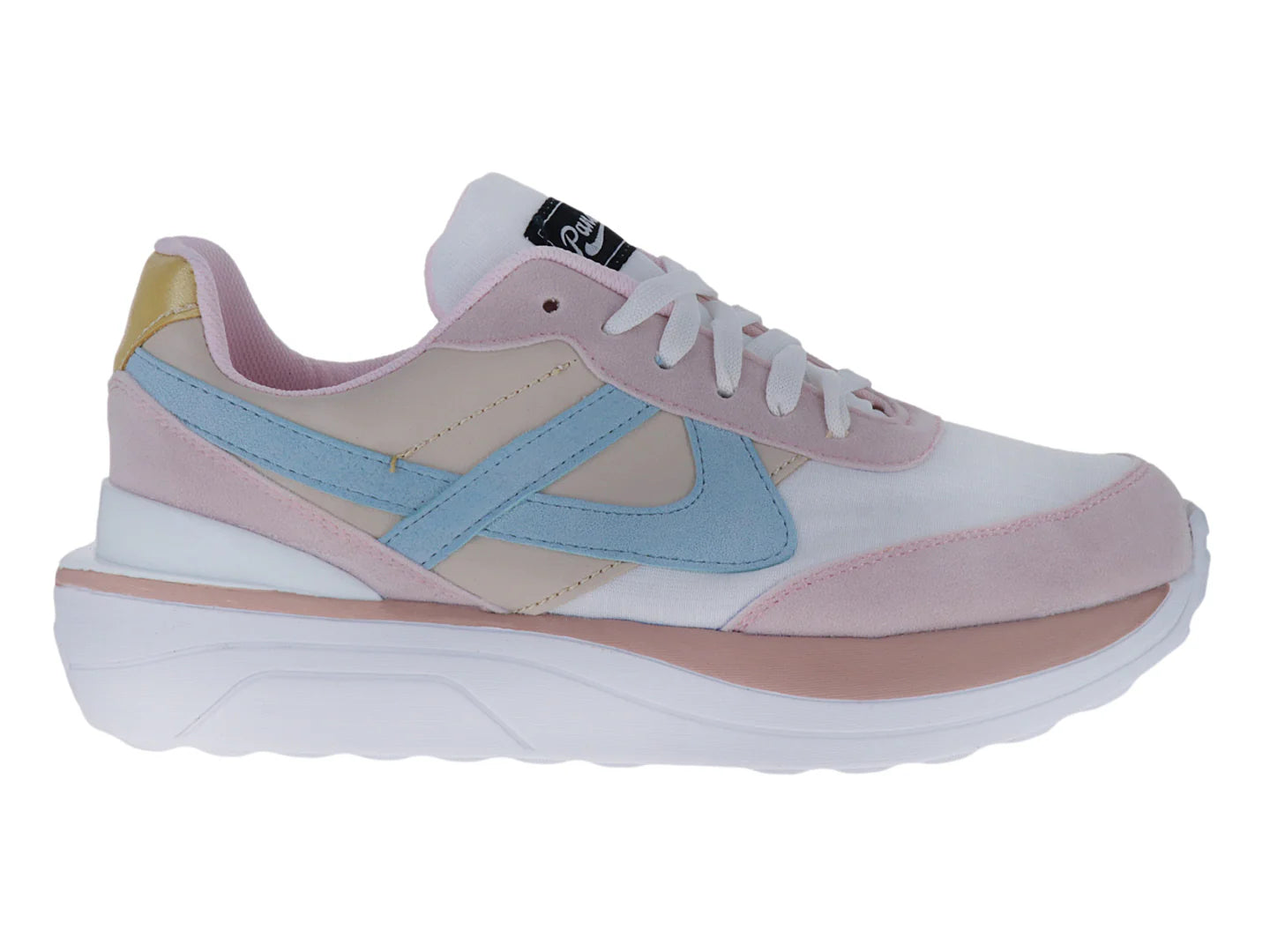 Tenis PANAM Rosa y Blanco para Mujer