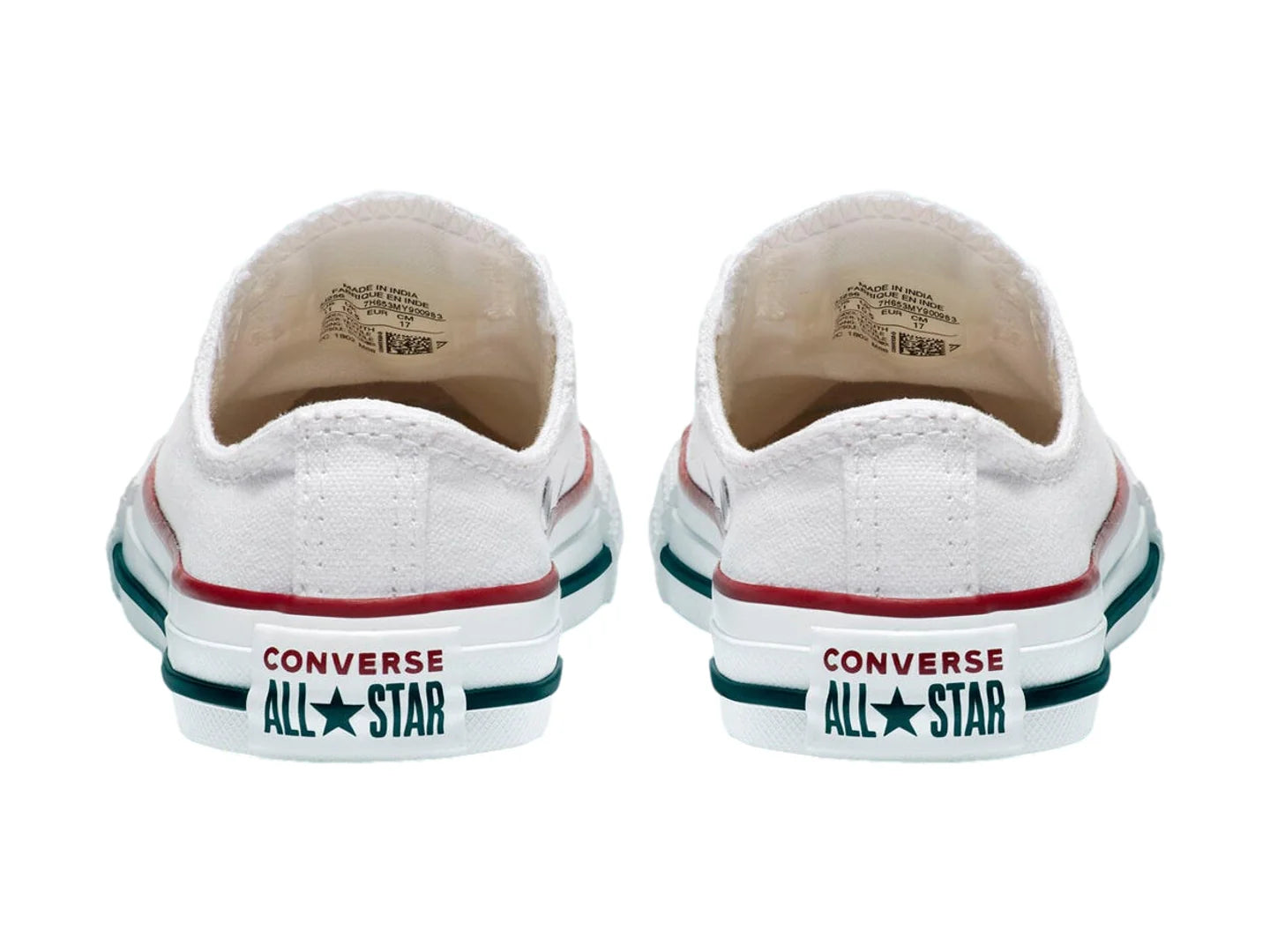 Tenis Converse Basic para Niño Color Blanco