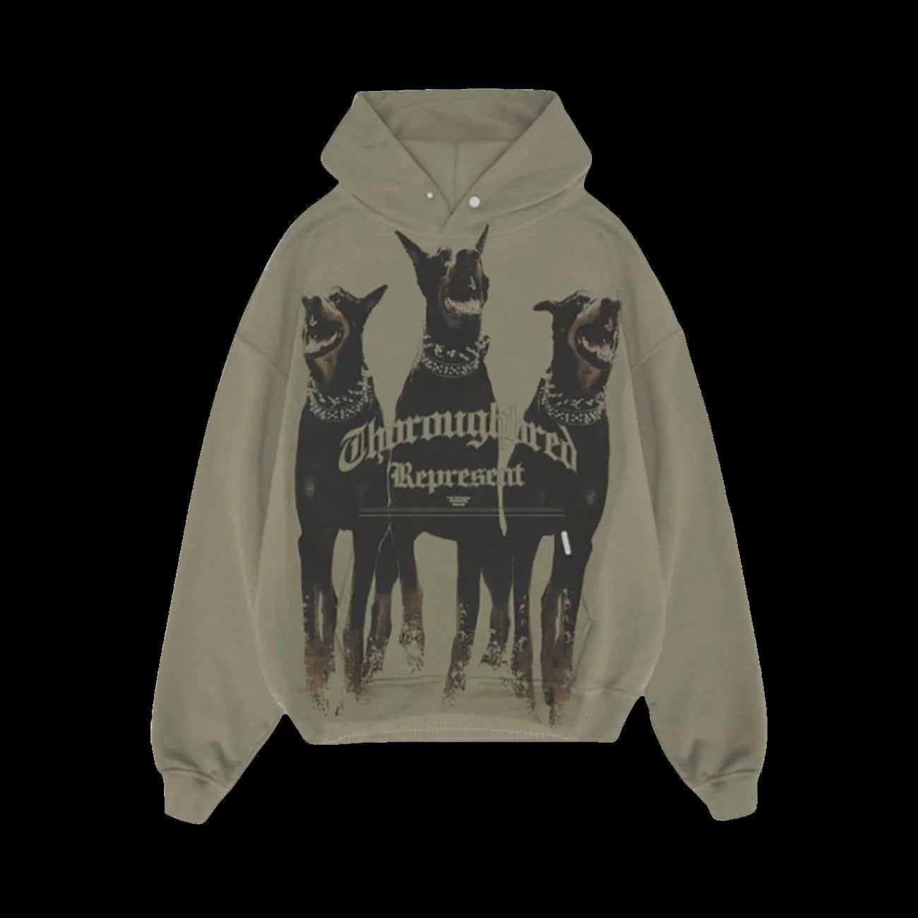 Represent Thoroughbred Hoodie Khaki