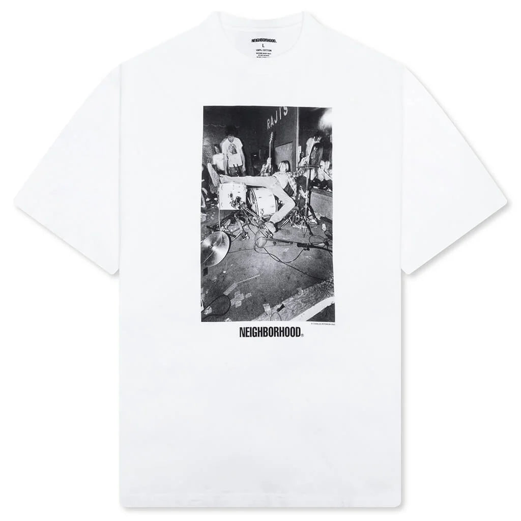 Neighborhood x Charles Peterson S S Tee 3 White