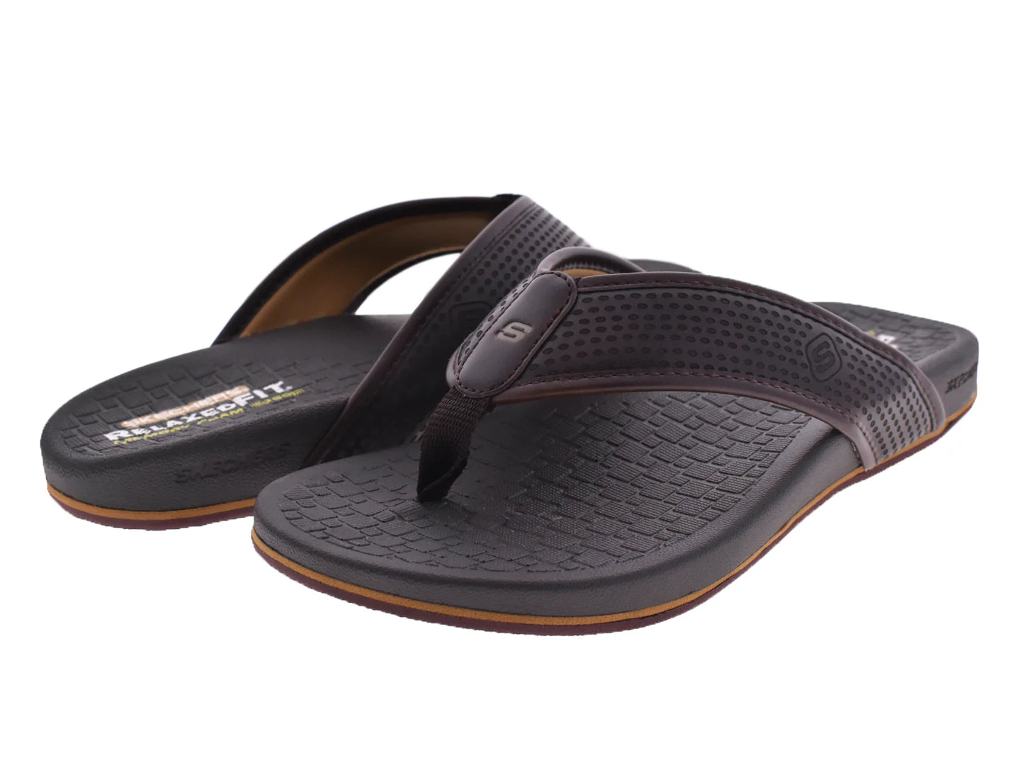 Sandalias Skechers Relaxed Fit Café para Hombre