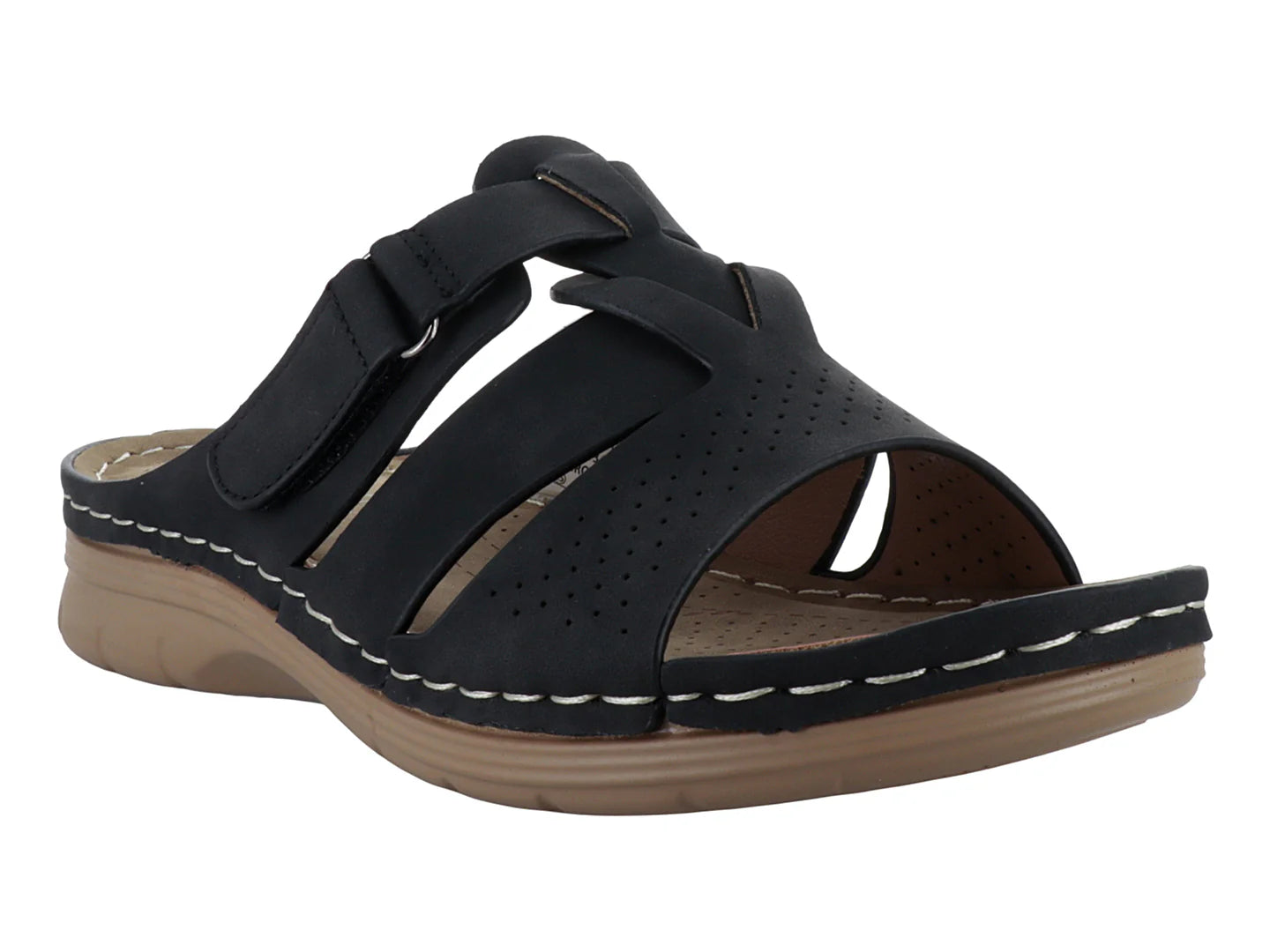Sandalias Comfort Fit Negro para Mujer