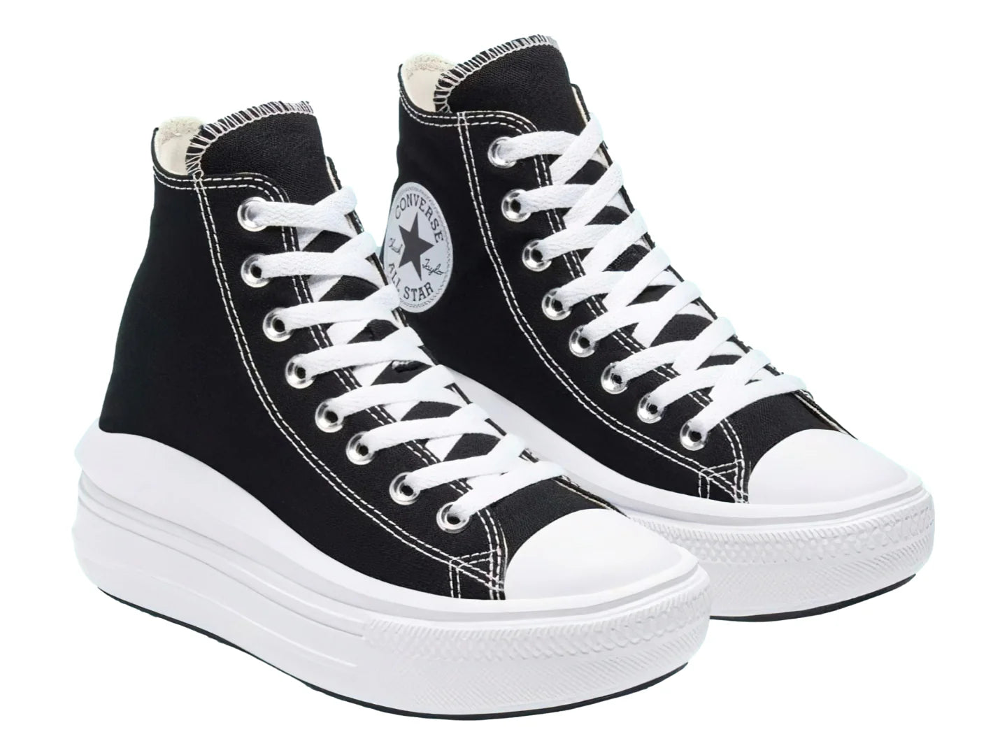 Tenis Converse Chuck Taylor All Star Move Platform Negros para Mujer