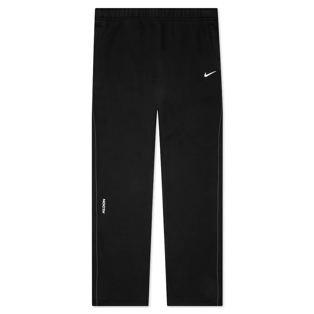 Nike x NOCTA CS Fleece Pants Open Hem Black Black White