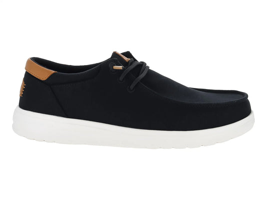 Tenis Hey Dude Paul Canvas Negros para Hombre
