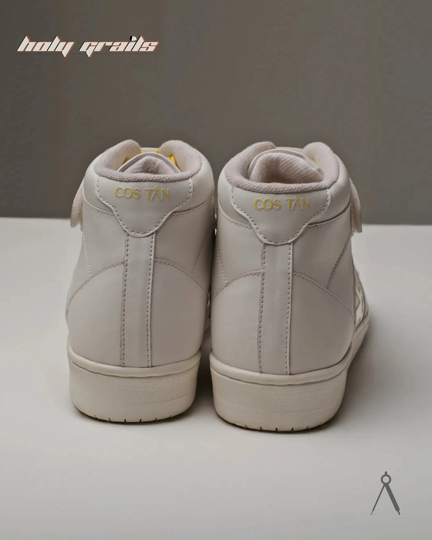 Vector White Yellow Accent High Sneakers HG x Cos Tan