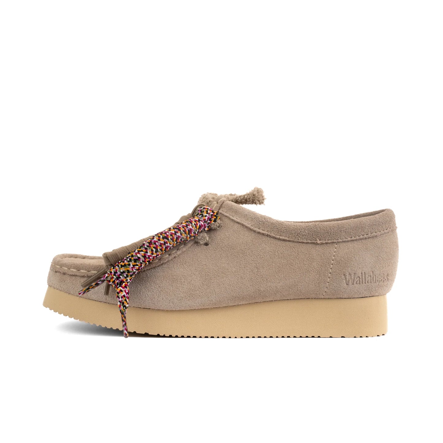 CLARKS WALLABEE SAND SUEDE