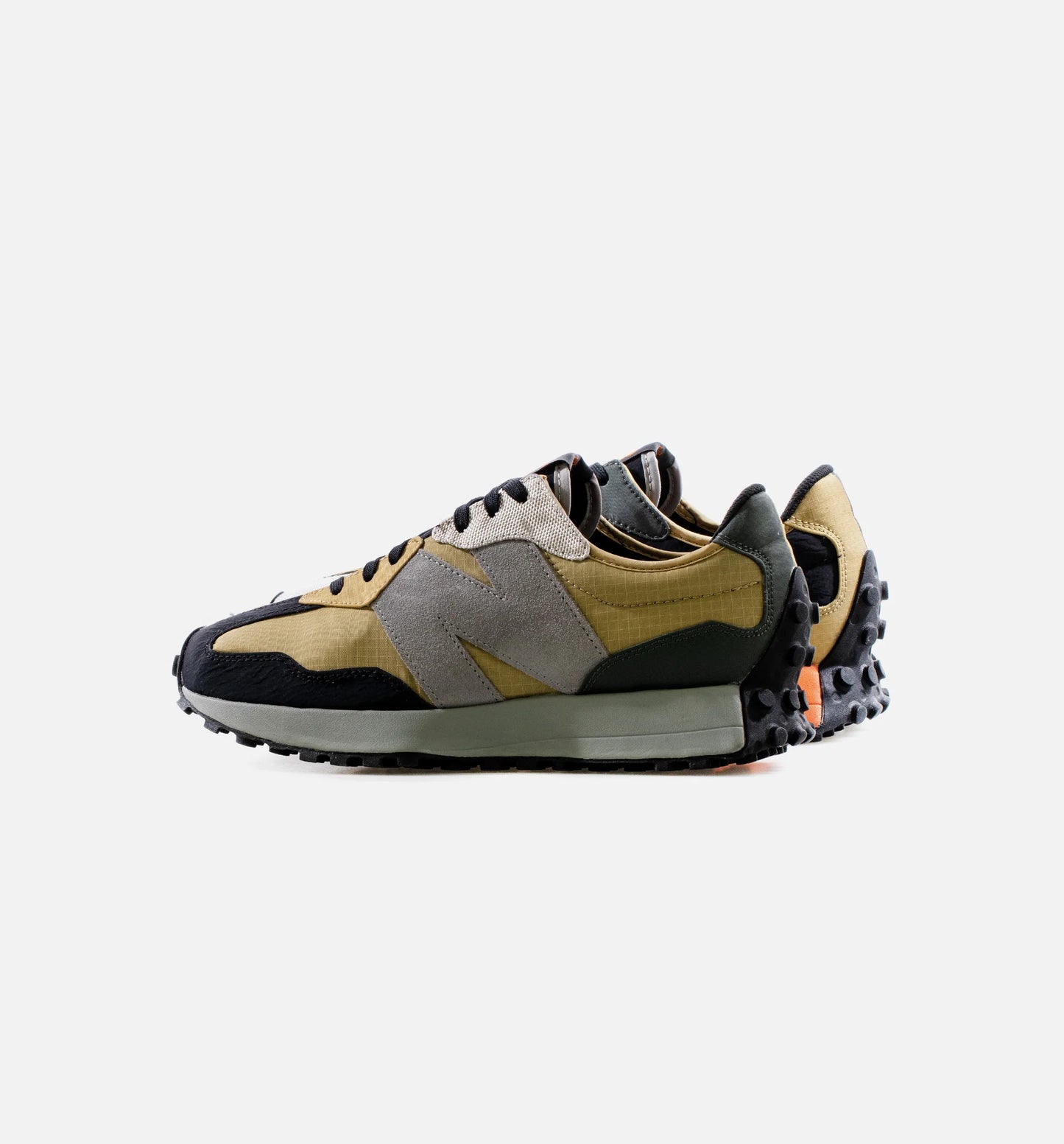 327 Mens Lifestyle Shoe Olive Black Grey