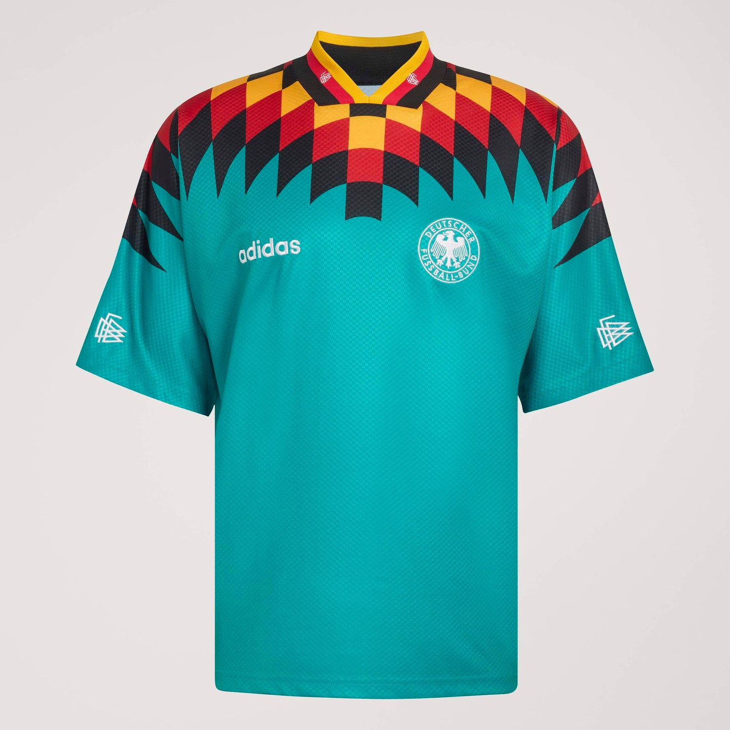 adidas Germany Away 1994 Mens Soccer Jersey Green Black Red