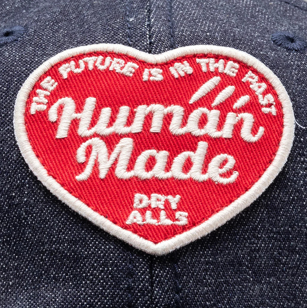 6 Panel Denim Cap Indigo