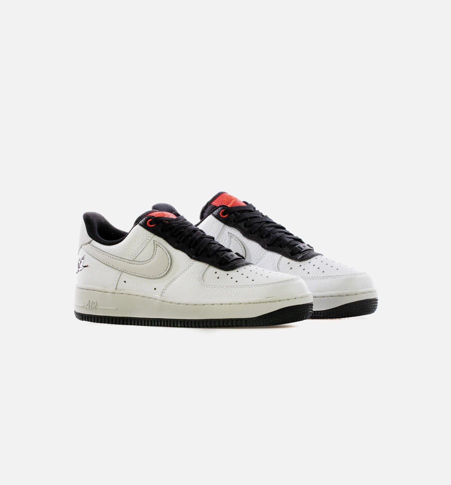 Air Force 1 Low Crane Mens Lifestyle Shoe White Black Red