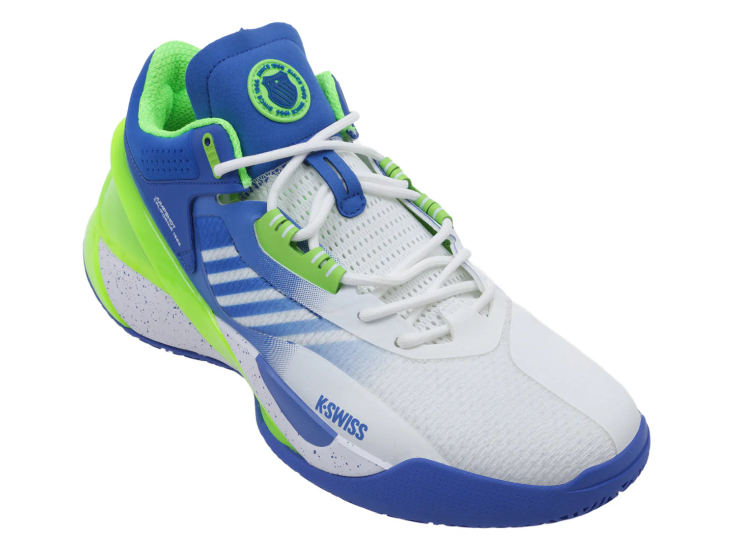 Tenis K Swiss Jumpshot Negro y Blanco para Hombre