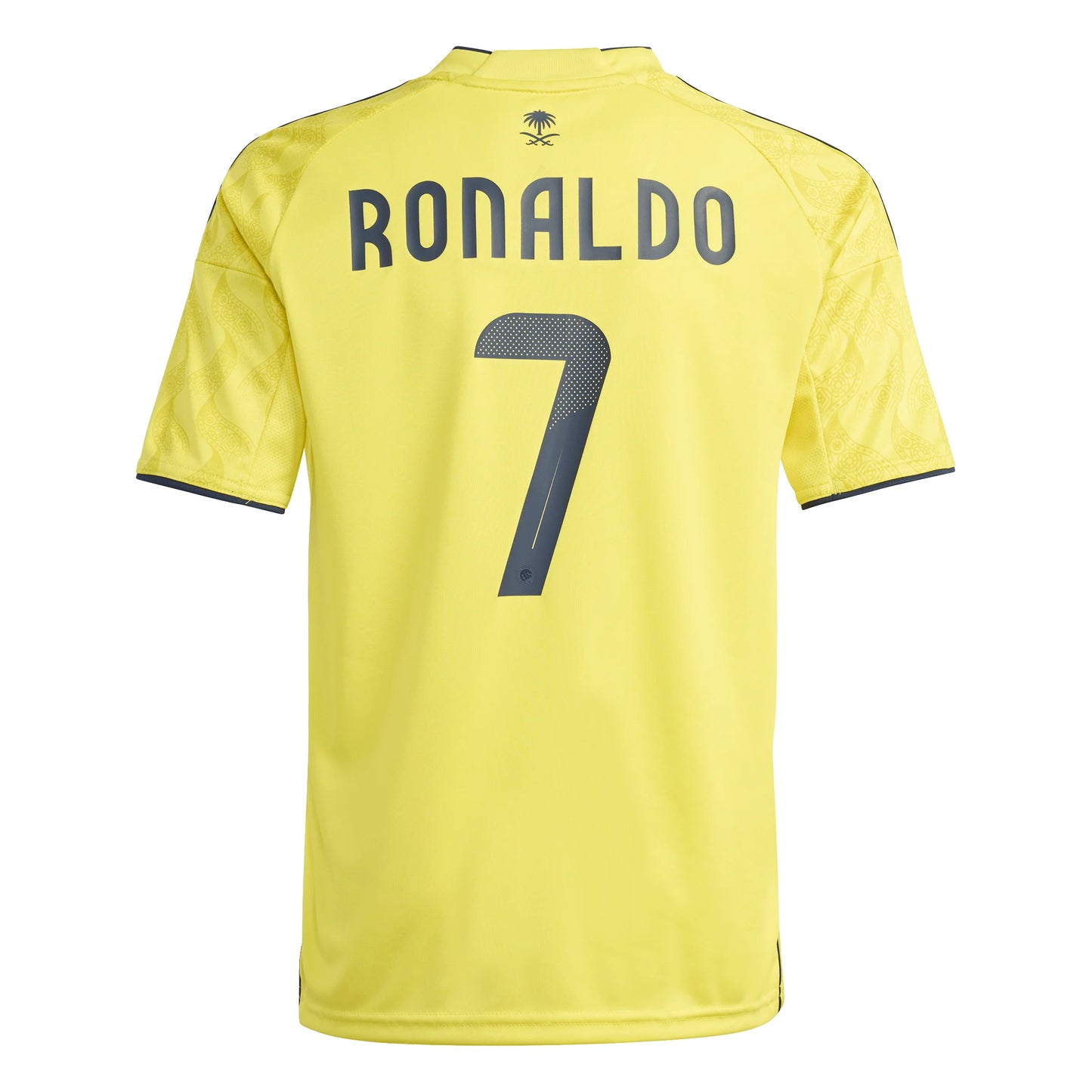 adidas Al Nassr FC Home Youth Soccer Jersey 25 26 Yellow Blue