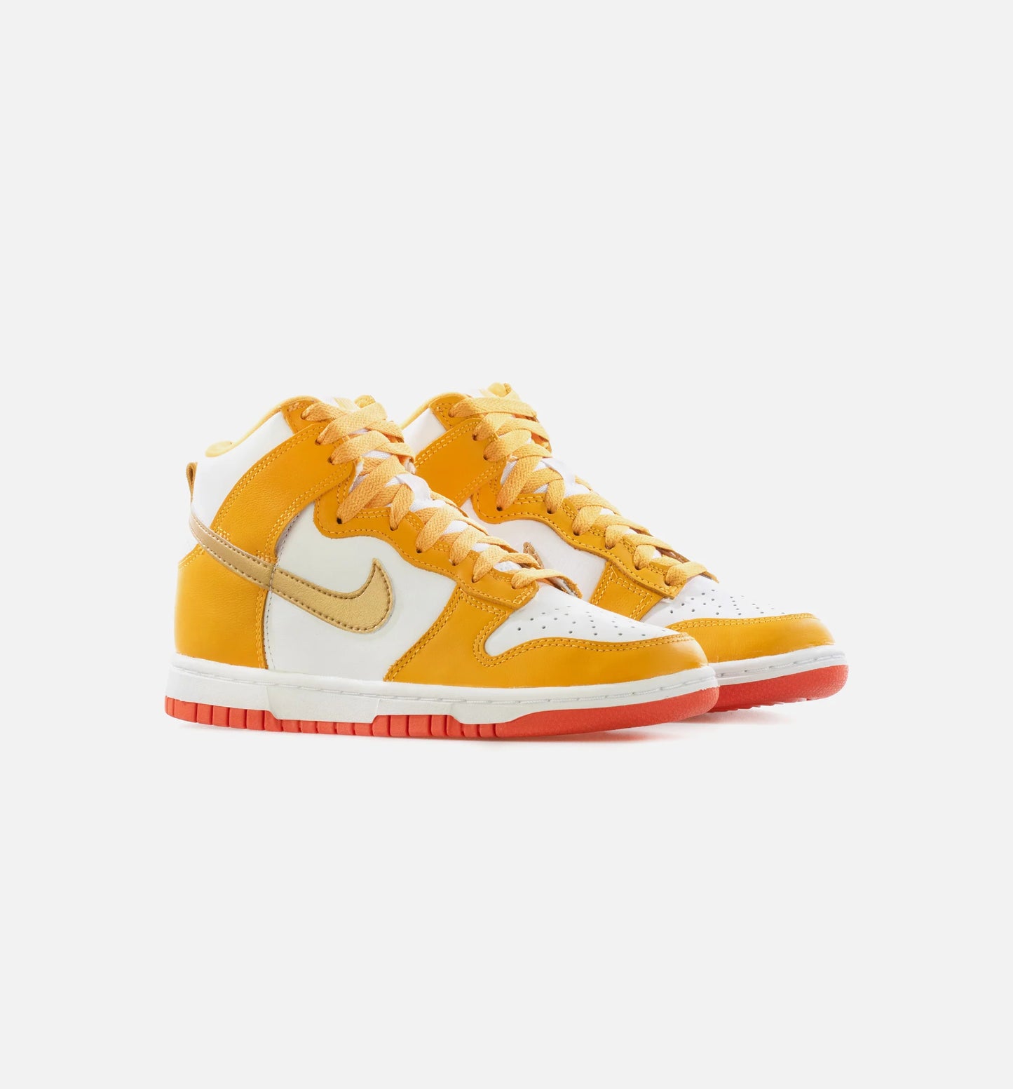 Dunk High University Gold Womens Lifestyle Shoe Yellow Gold White Limit One Per Customer