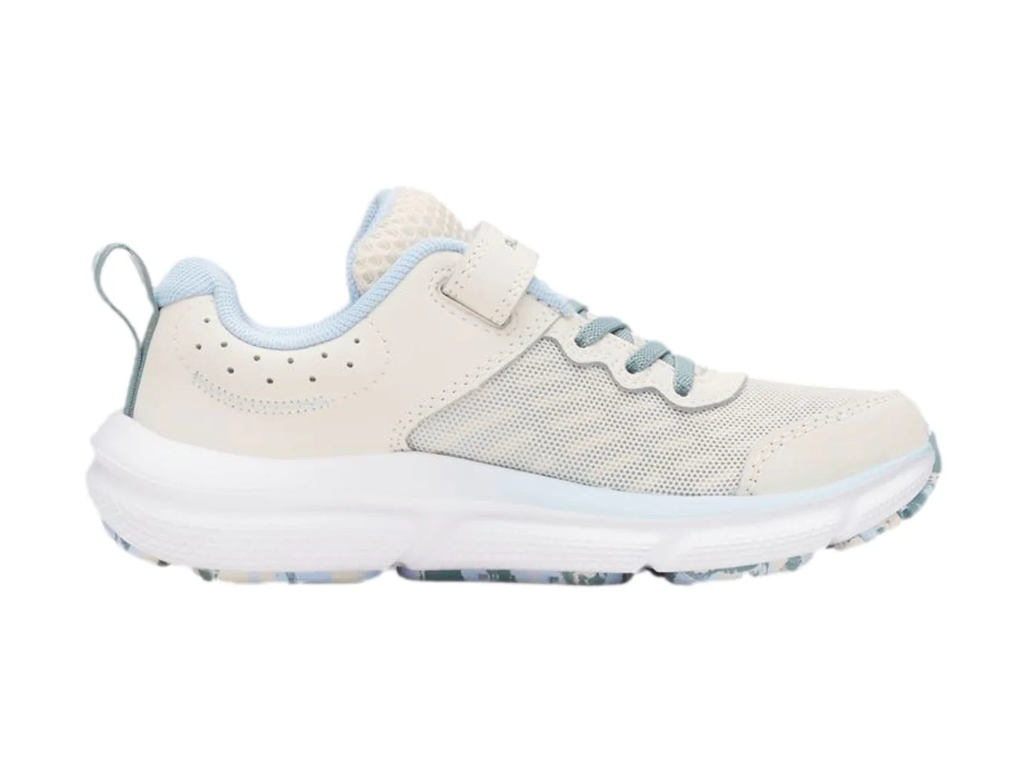 Tenis Under Armour UA GPS Assert 10 Gris y Rosa para Niña