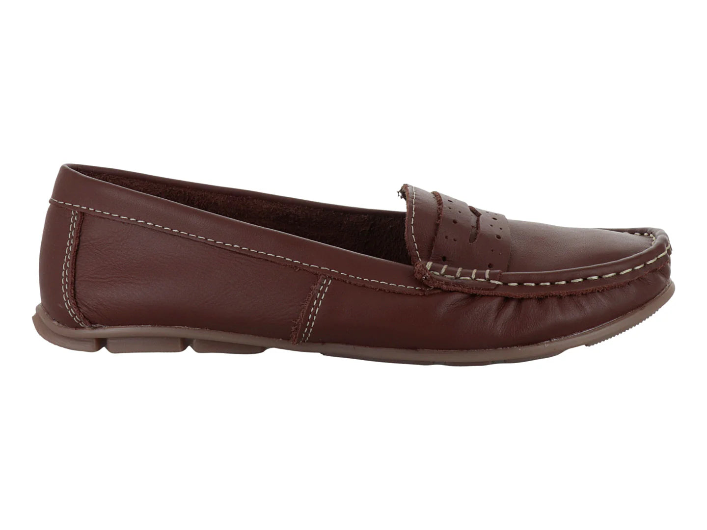 Zapatos Mocasín Driver MELIANA Color Tan para Mujer