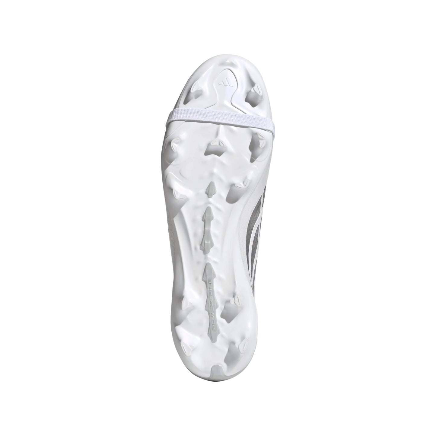 adidas Predator League Fold Over Tongue FG Firm Ground Mens Soccer Cleats White Zero Metallic Blue