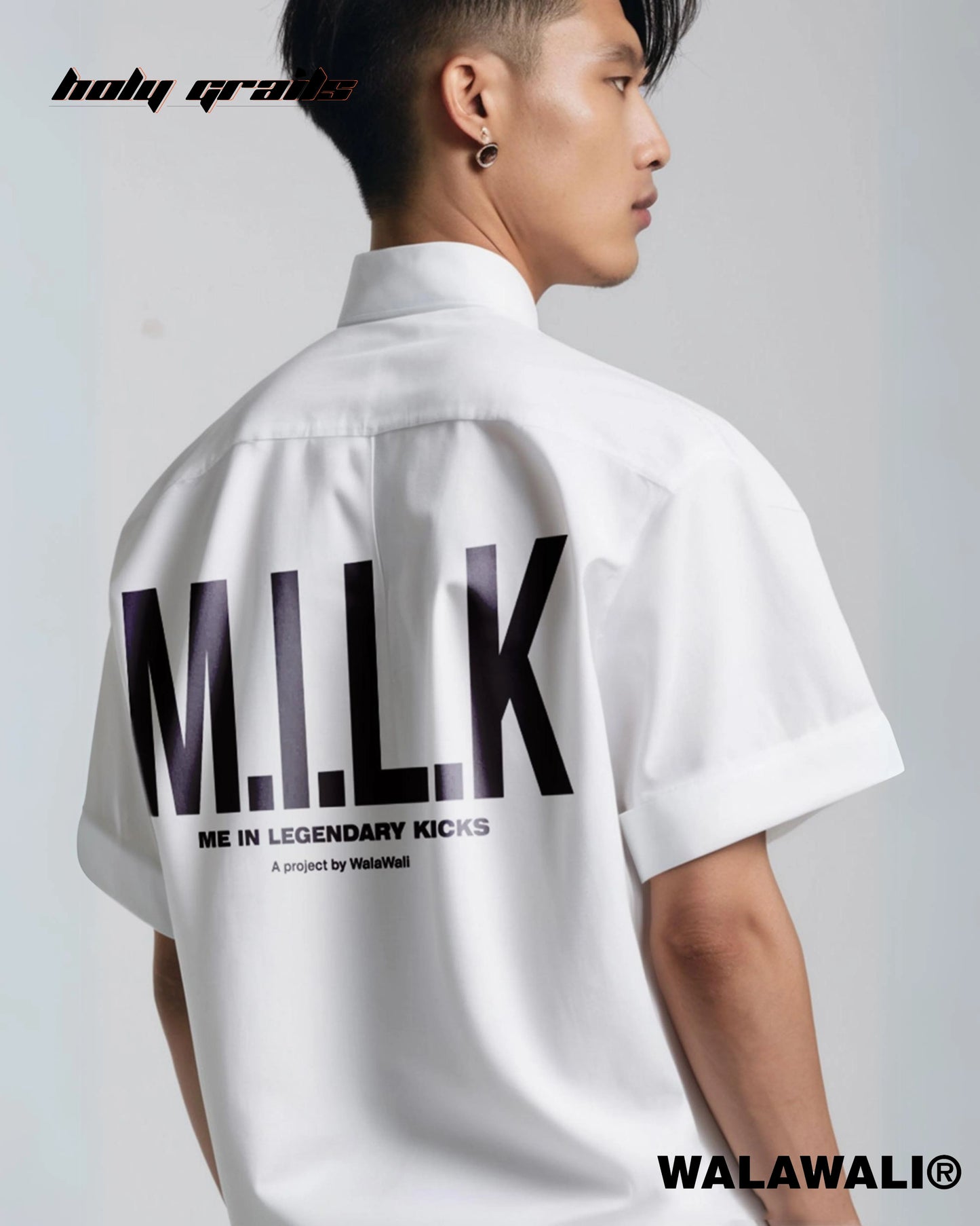 GOAT MILK Cuban Collar Shirt Tencel HG X WalaWali