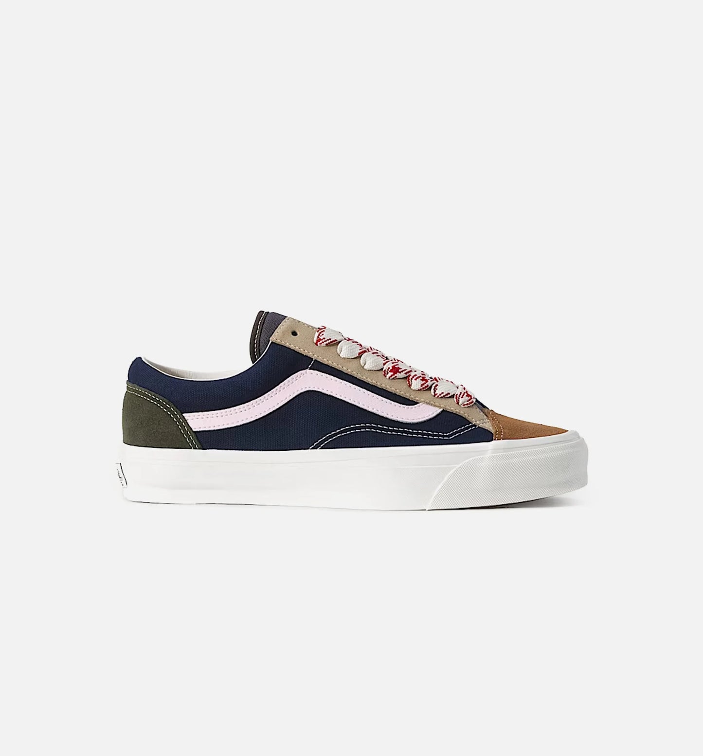 LX Old Skool 36 Retro Block Mens Lifestyle Shoe Color Block Green Brown Blue