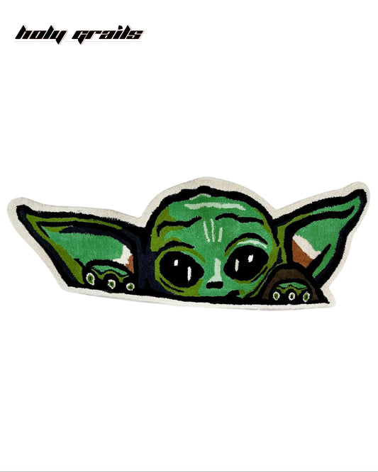Yoda Peek Hand Tufted Rug