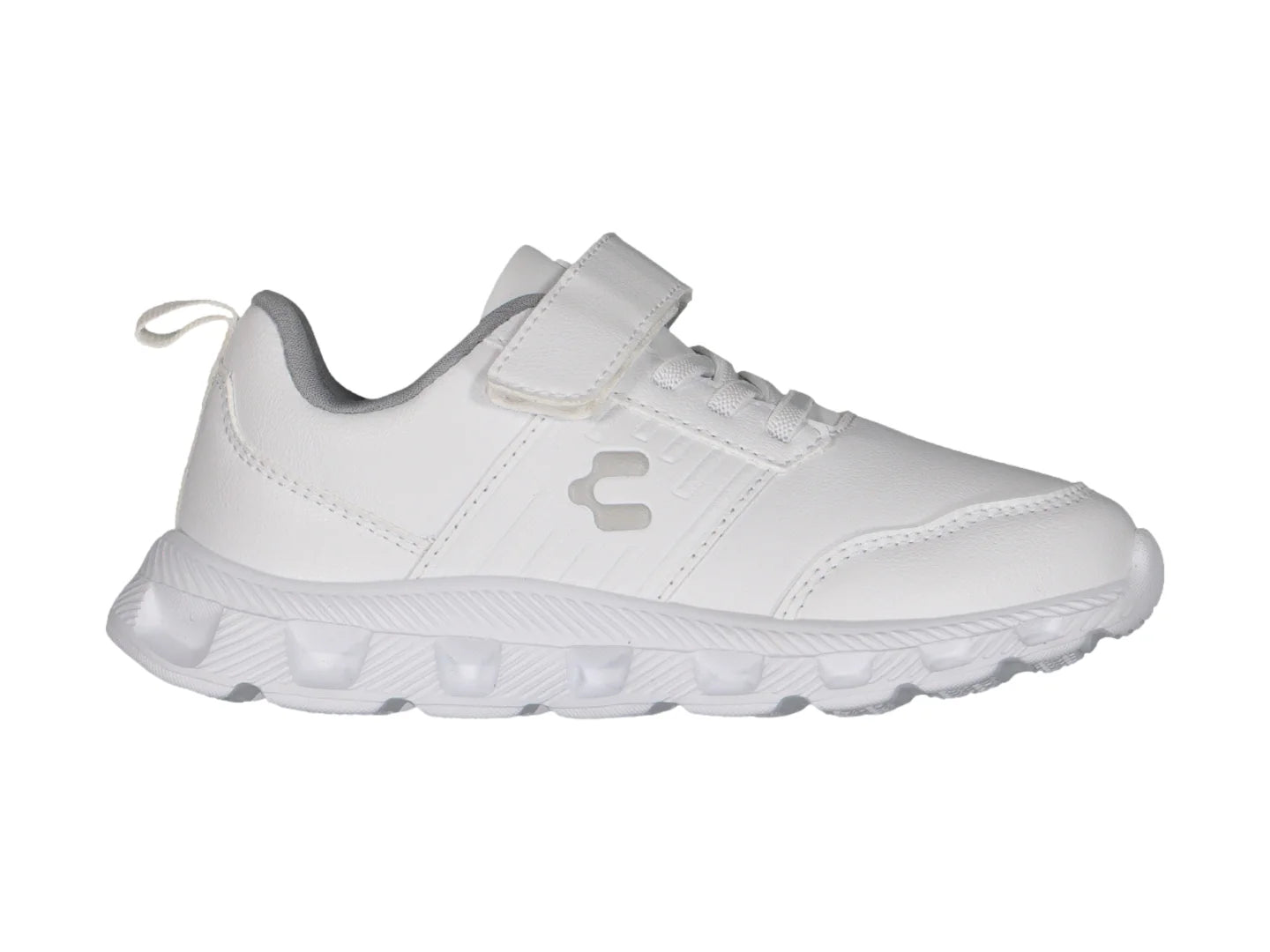 Tenis Charly Light Sport Blanco y Gris para Niño