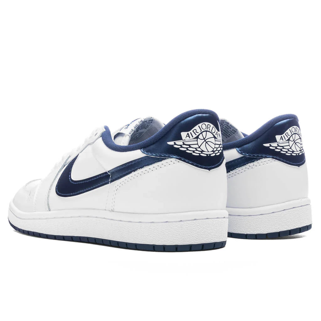 Air Jordan 1 Low 85 Metallic Blue White Navy