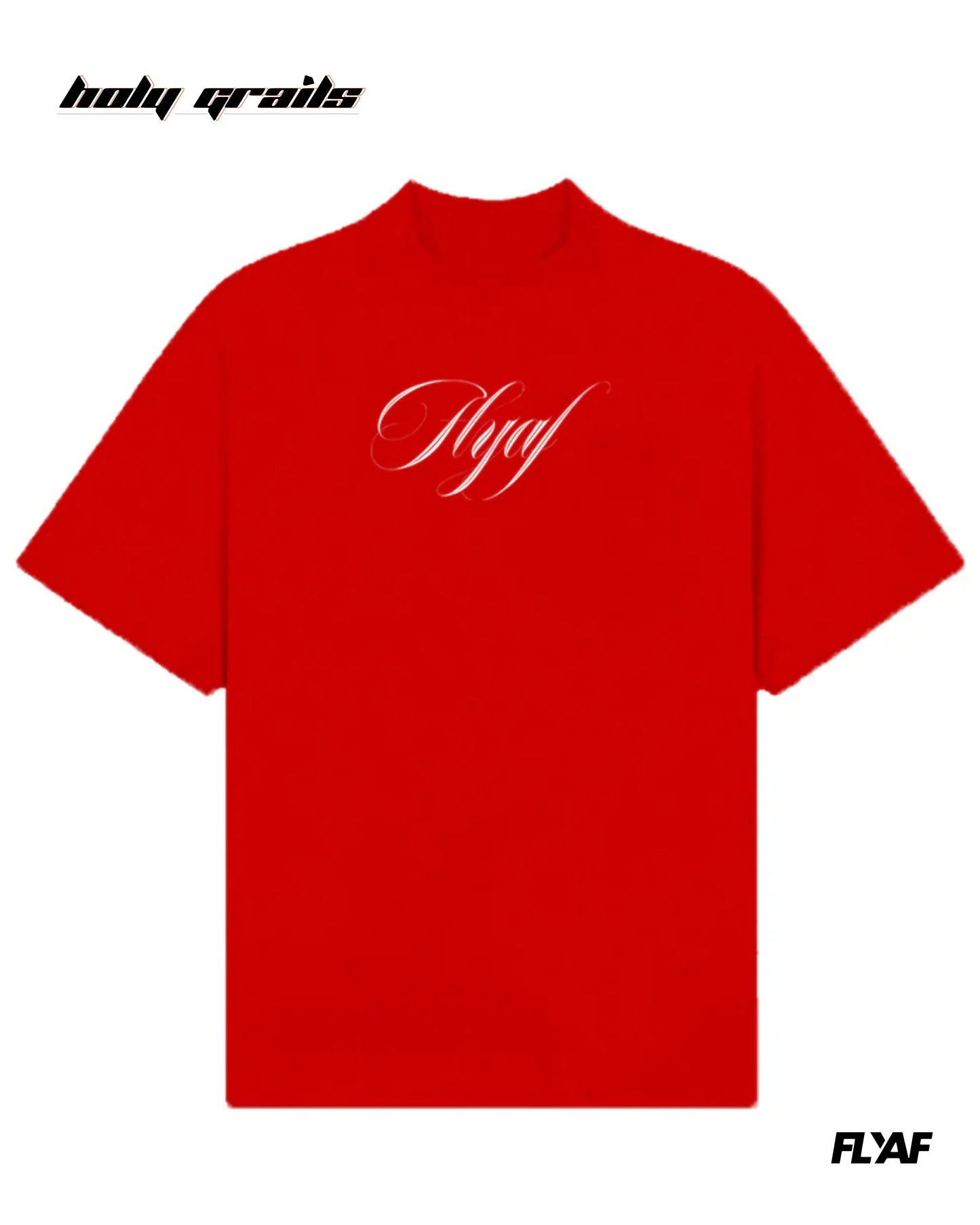 Ace of Spades Red Oversize Tee HG x FLYAF